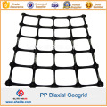 Géogrille biaxiale de pp en plastique semblable à Tensar Bx1200